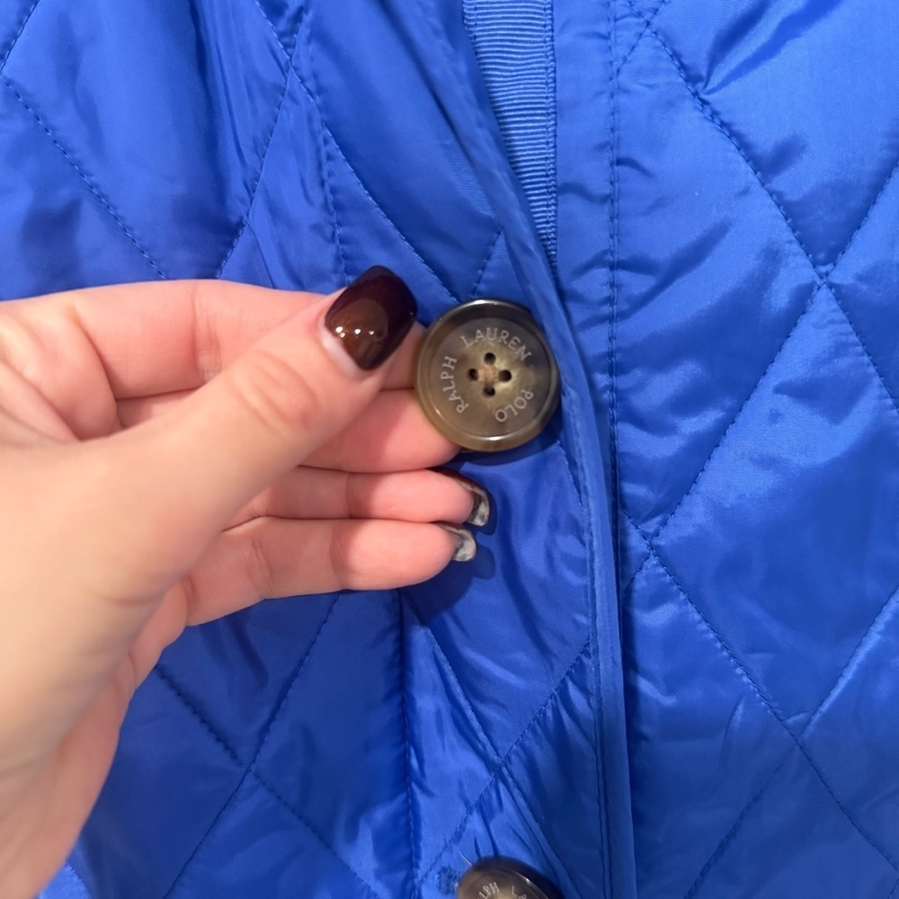 Polo Golf Ralph Lauren Spring Blue Heritage Quilted Vest L - Picture 4 of 9